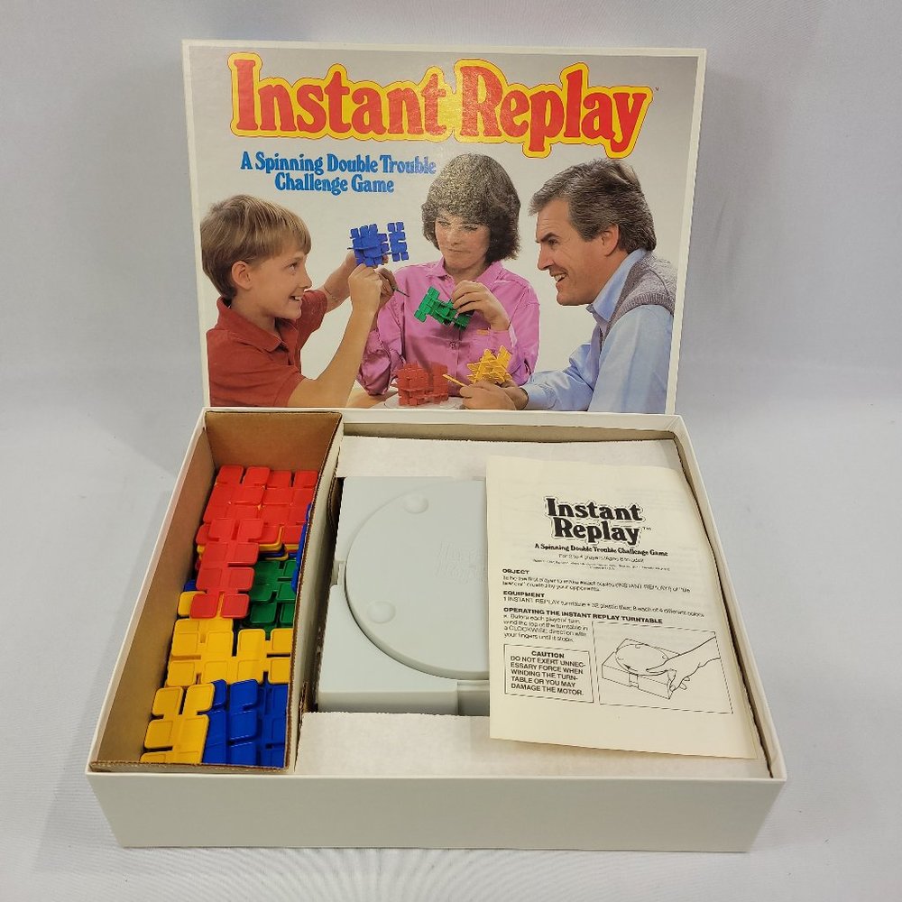 Instant Replay Vintage 1987 Board Game by Parker Brothers
